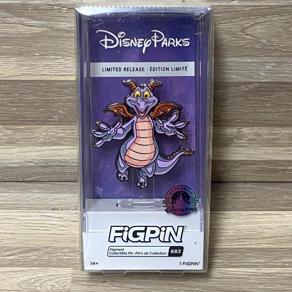 Disney Parks Figment Pin - Purple and Orange